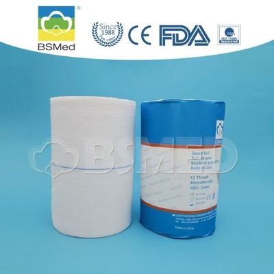 Απορρόφημα βαμβακιού μιας χρήσης 4 πλεγμάτων μη στείρο OEM Custom Size CE πιστοποιημένο ιατρικό καταναλωτικό για επίδεσμο πληγών